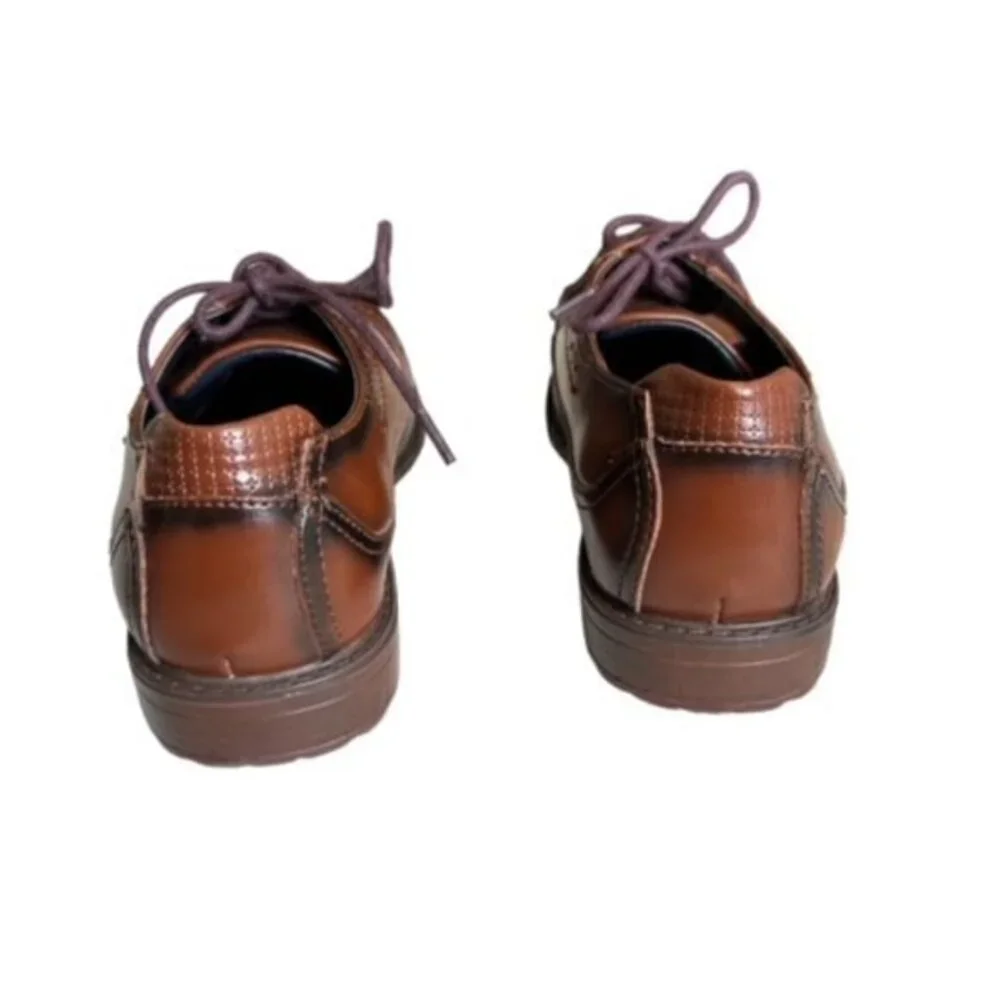 BUNDLE 3 FOR‎ $18 Stacy Adams Boys Rooney Wingtip Oxford Shoes Size 13 M Brown